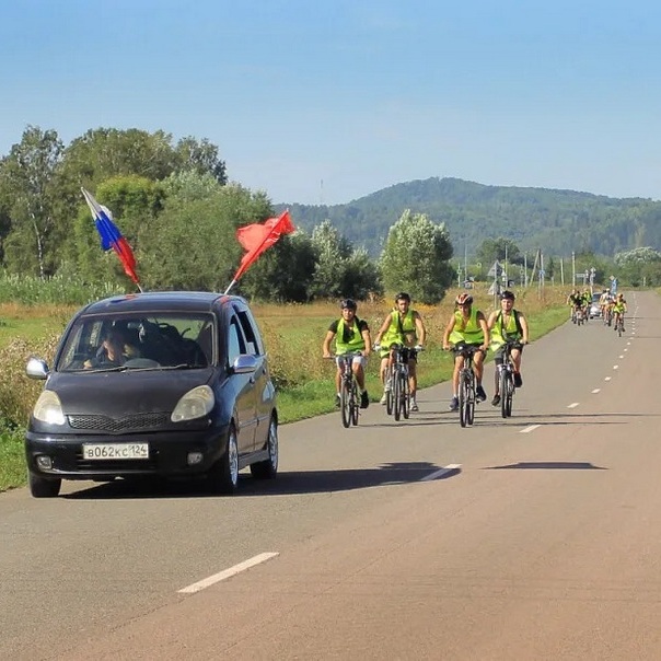 Открытый велопробег п. Курагино 2024.